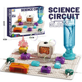 Toys Light Castle Stem Circuit Building Blocks Bubble Toys Learning Physics Exercise Brain Electrical Circuits Board Toy